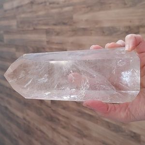 Lodolite Garden Quartz Crystal Tower 6.5”  (2.8 lbs)